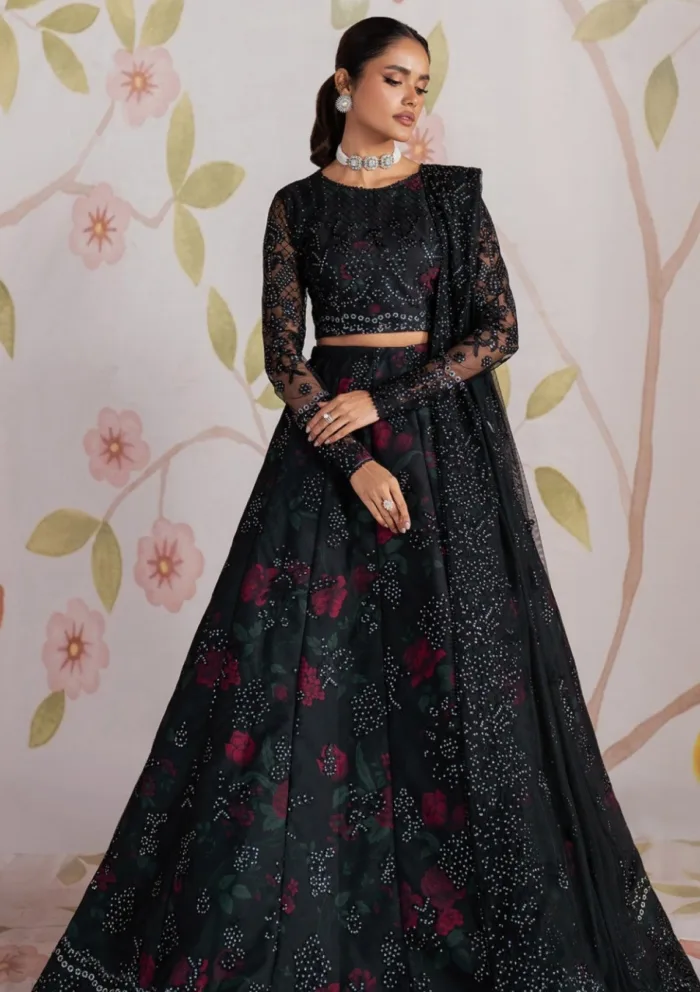 Zarif Wedding ZR25 09 Haneen Shehnai Luxury Lawn Collection - Image 10