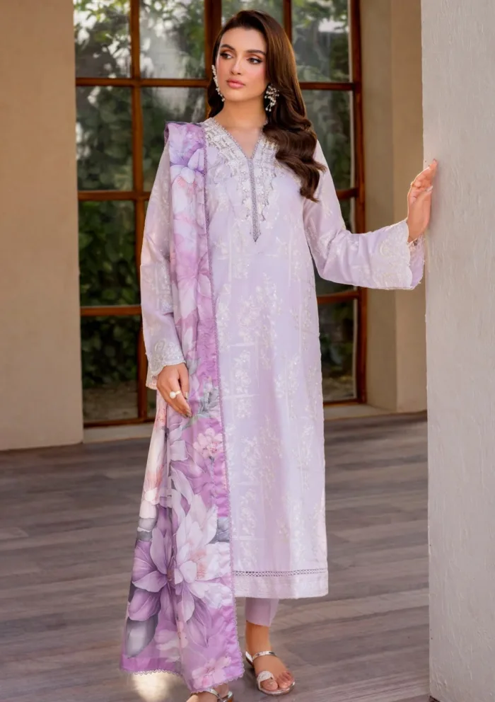 Zarif ZF25 Jaisy Eid Pret Luxury Lawn Collection - Image 2