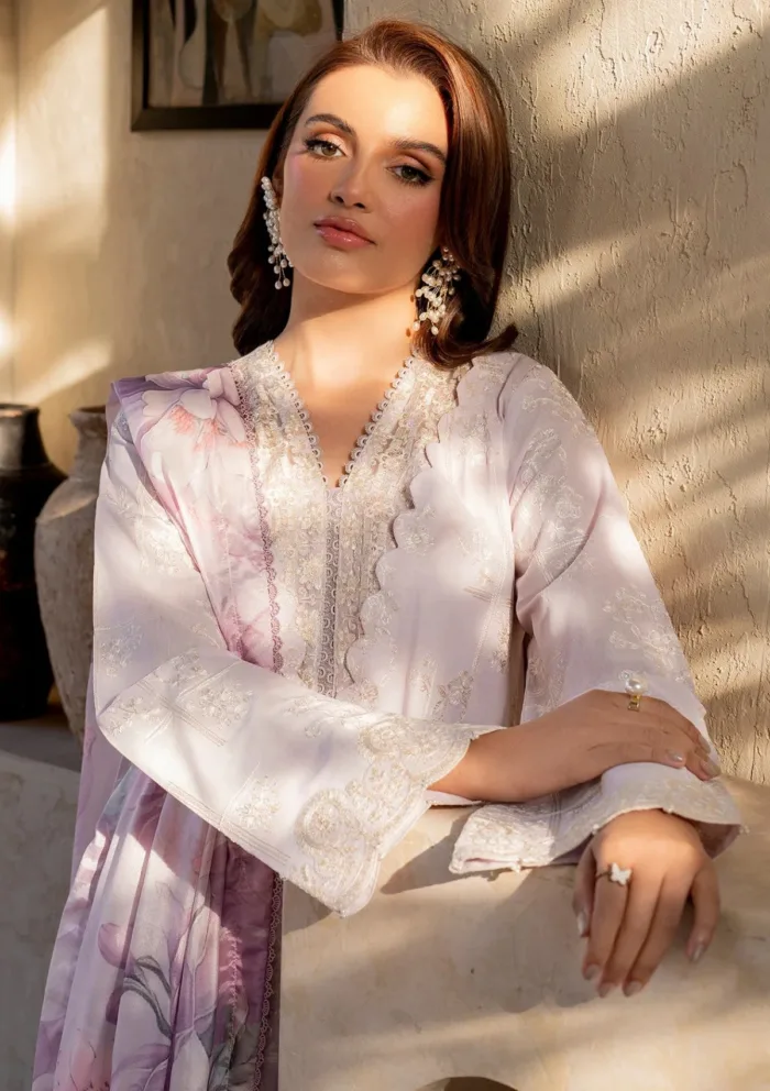 Zarif ZF25 Jaisy Eid Pret Luxury Lawn Collection - Image 3