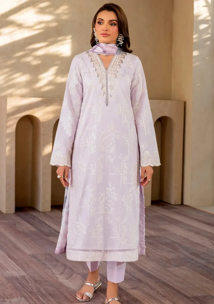 Zarif ZF25 Jaisy Eid Pret Luxury Lawn Collection - Image 6
