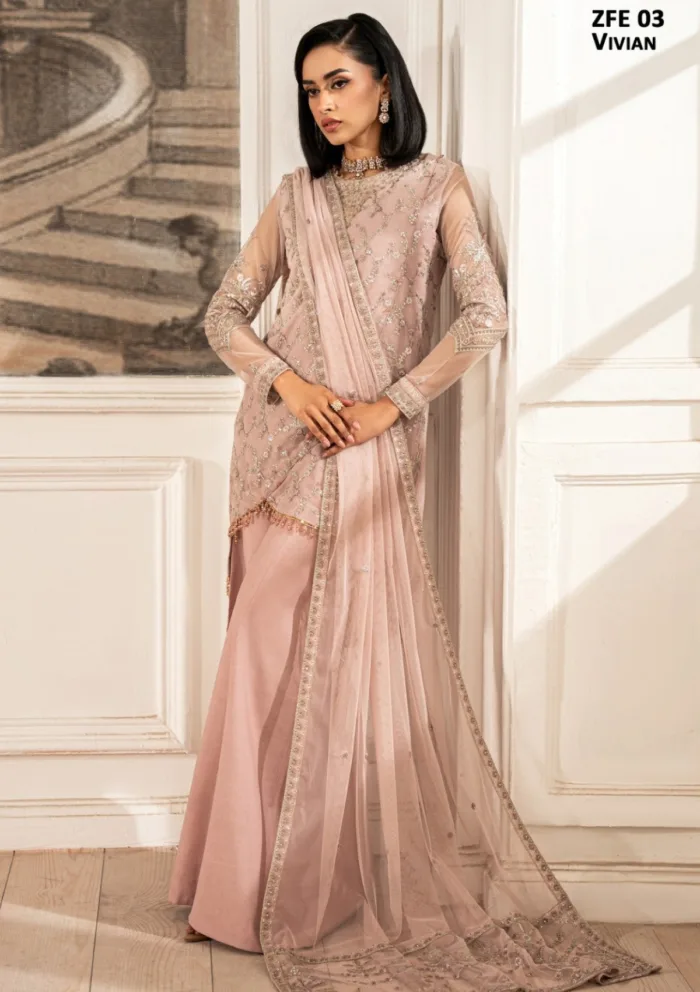 Zarif ZFE25 03 Vivian Luxury Lawn Collection - Image 2