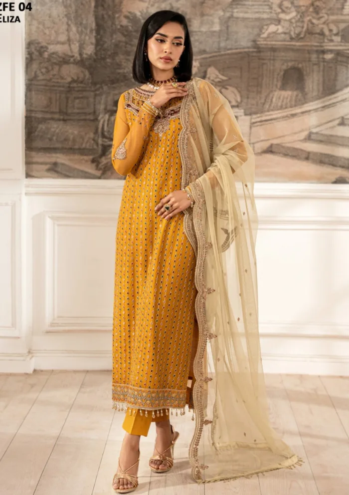 Zarif ZFE25 04 Eliza Luxury Lawn Collection - Image 3
