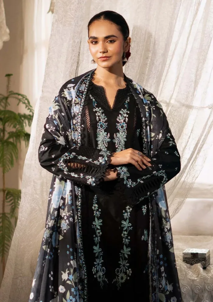 Zarposh Mahzadi Sajni Luxury Lawn Collection - Image 3