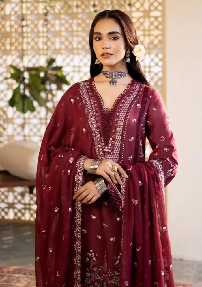 Zarposh Nayirah Sajni Luxury Lawn Collection - Image 4
