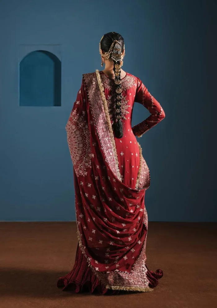 Zarqash Festive Chiffon ZQ24 1A GULRUKH Lakhnawi Luxury Lawn Collection - Image 2
