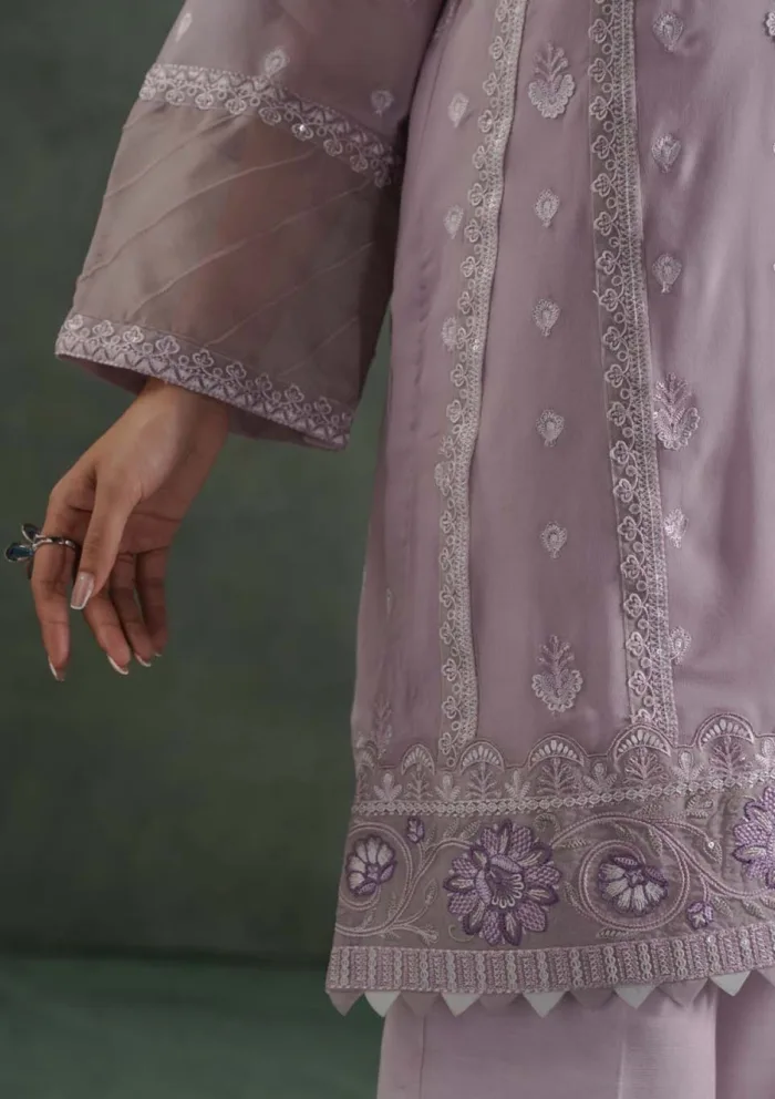 Zarqash Festive Chiffon ZQ24 7B AIZA Lakhnawi Luxury Lawn Collection - Image 5