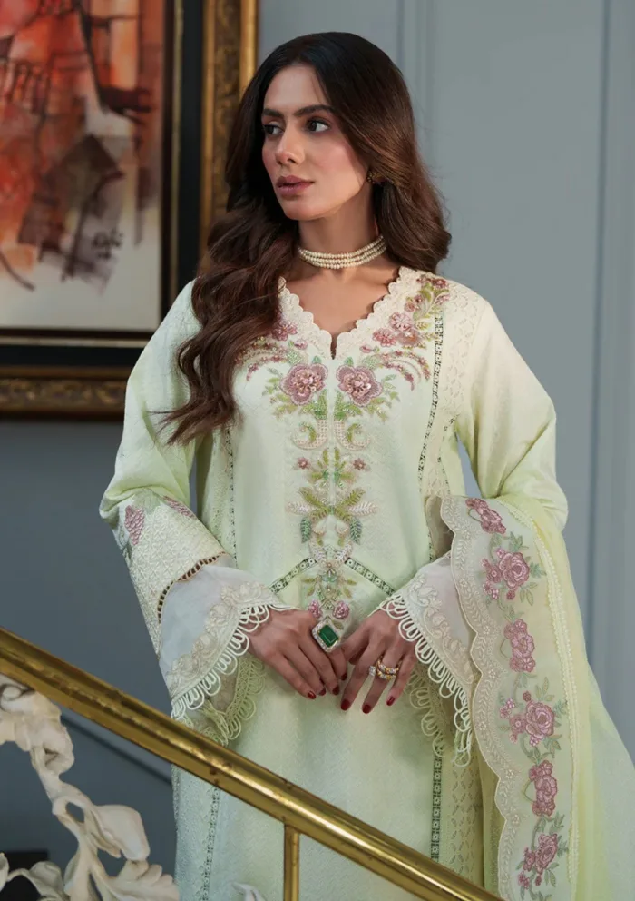 Zarqash ZQ 0010 LILA Belle Ame 25 Luxury Lawn Collection - Image 3