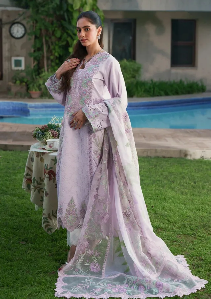 Zarqash ZQ 003 AMARA Belle Ame 25 Luxury Lawn Collection - Image 3