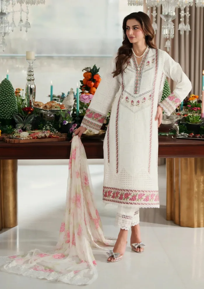 Zarqash ZQ 005 CLARA Belle Ame 25 Luxury Lawn Collection - Image 3