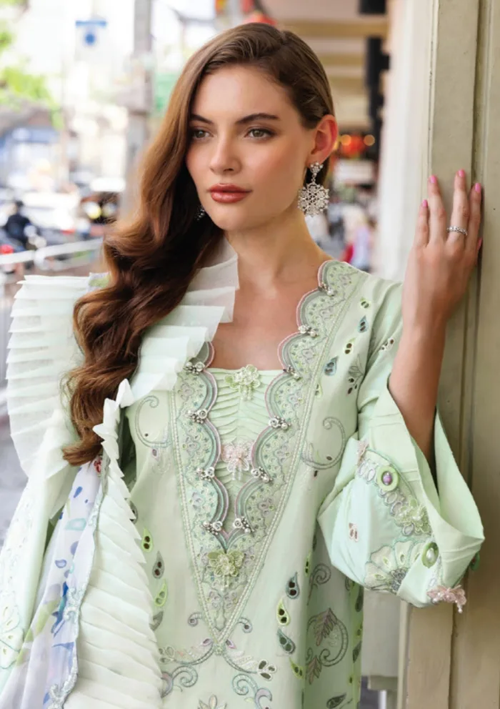 Zarqash ZQLU25 05 Luxury Unstitched Lawn Collection - Image 2