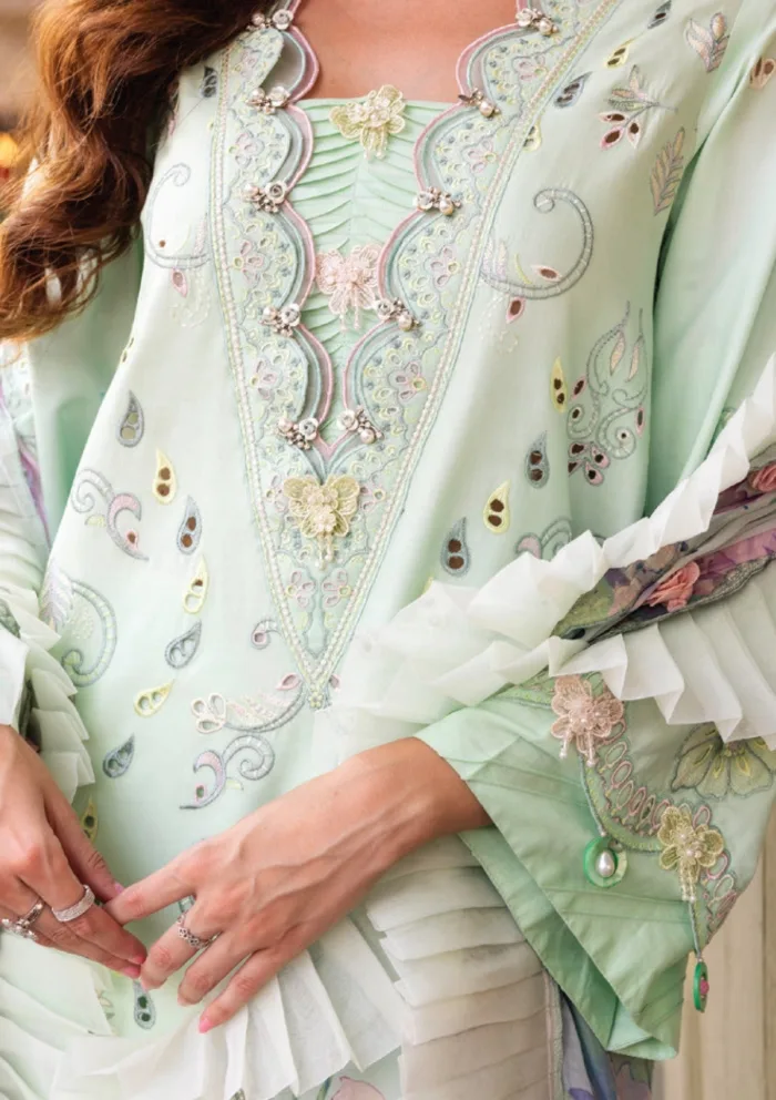 Zarqash ZQLU25 05 Luxury Unstitched Lawn Collection - Image 3