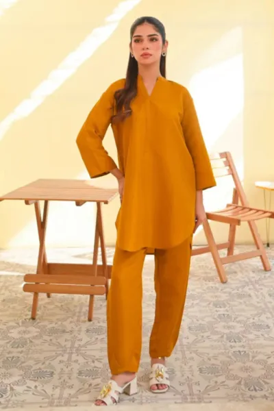 Zauk Drop 1 Two Piece Mustard