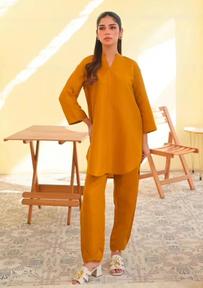 Zauk Drop 1 Two Piece Mustard