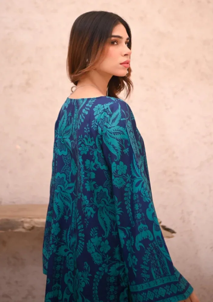 Zauk Marina Two Piece Luxury Lawn Collection - Image 3