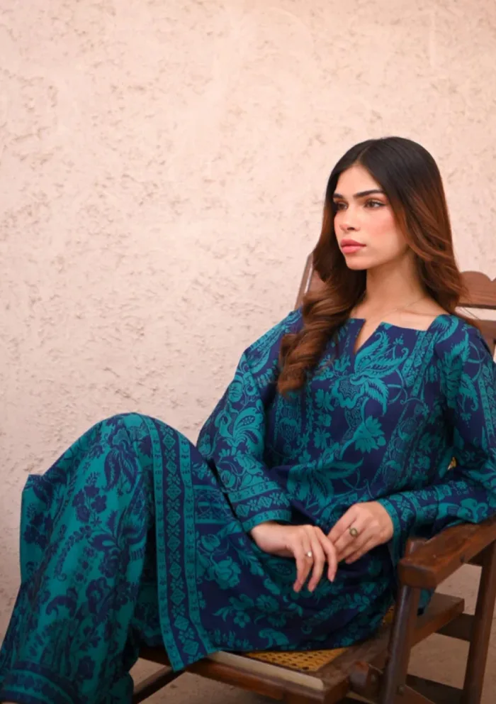 Zauk Marina Two Piece Luxury Lawn Collection - Image 5