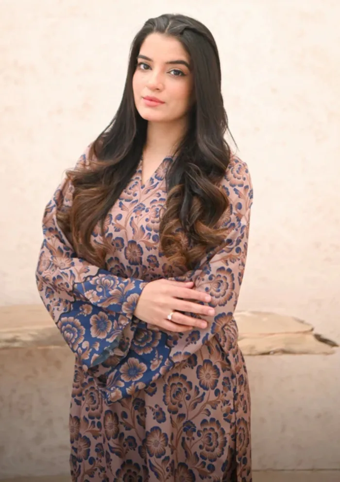 Zauk Mushroom Two Piece Luxury Lawn Collection - Image 2