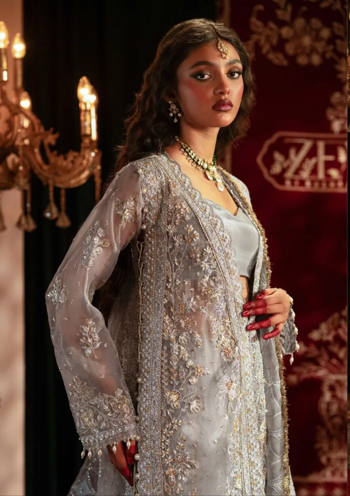 Zevk Mughal Rani Mughal Raaniyaan 25 Luxury Lawn Collection - Image 4