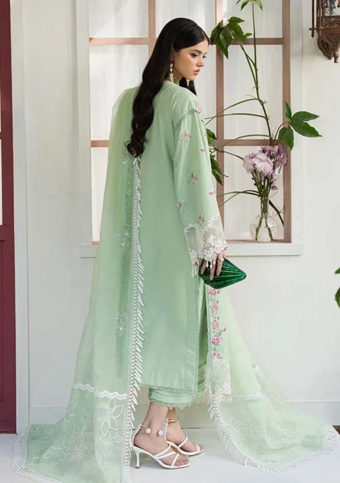 Zevk Vol II ROSEMARY Flora Festive 25 Luxury Lawn Collection - Image 2