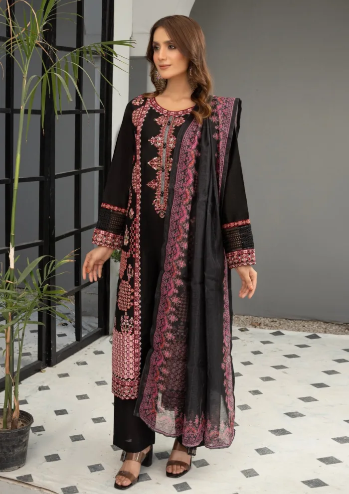 Ziara Edit 25 D 07 Esha Mehwar Luxury Lawn Collection - Image 2