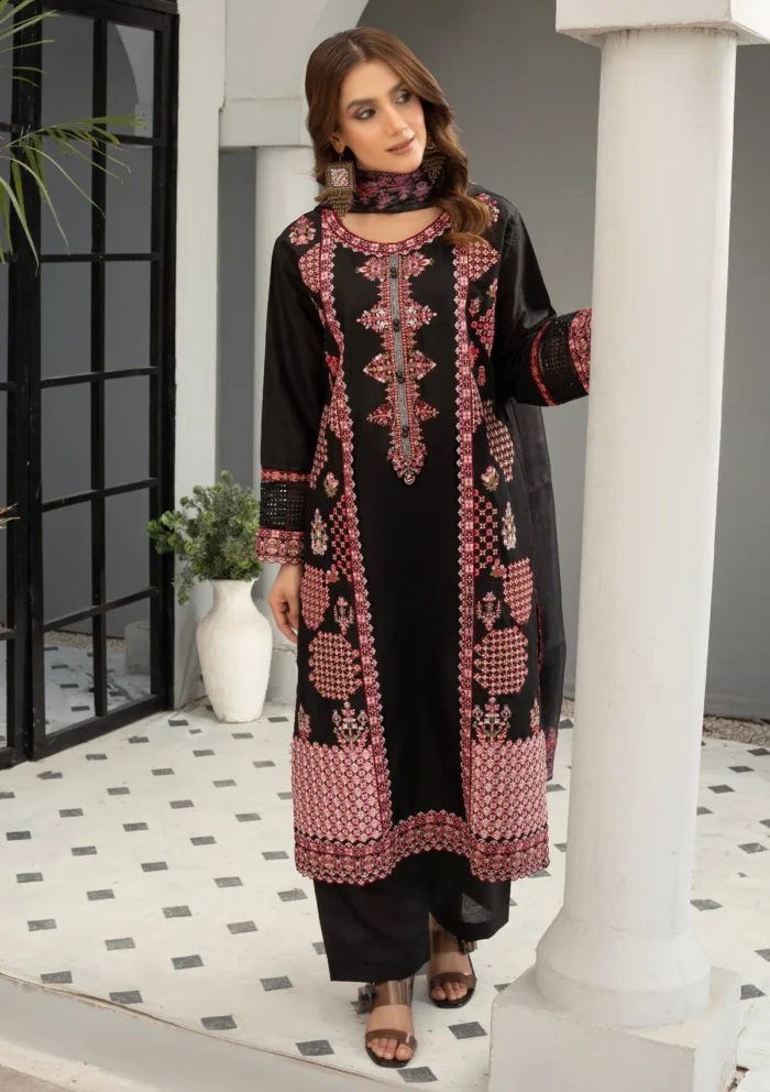 Ziara Edit 25 D 07 Esha Mehwar Luxury Lawn Collection - Image 3