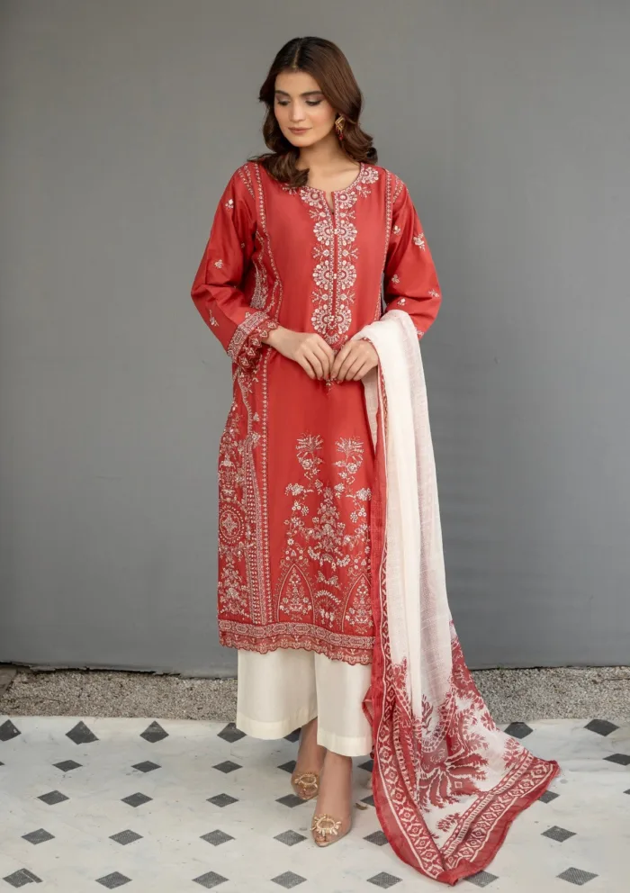 Ziara Edit 25 D 09 Elaya Mehwar Luxury Lawn Collection - Image 3