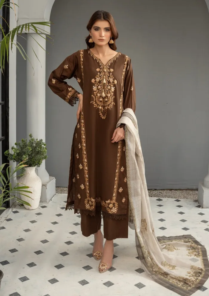 Ziara Edit 25 D 11 Lina Mehwar Luxury Lawn Collection - Image 2