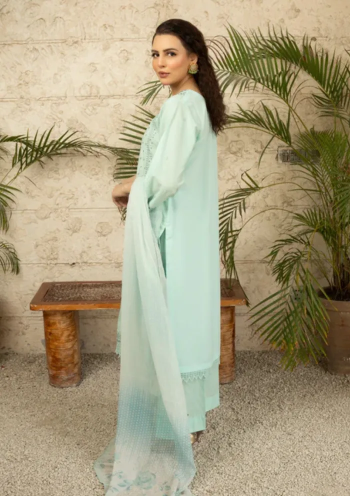 Ziara MCL 02 Zara Embroidered 25 Luxury Lawn Collection - Image 3