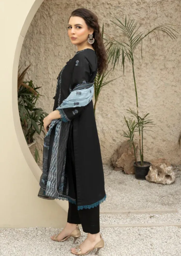 Ziara MCL 03 Mira Embroidered 25 Luxury Lawn Collection - Image 3