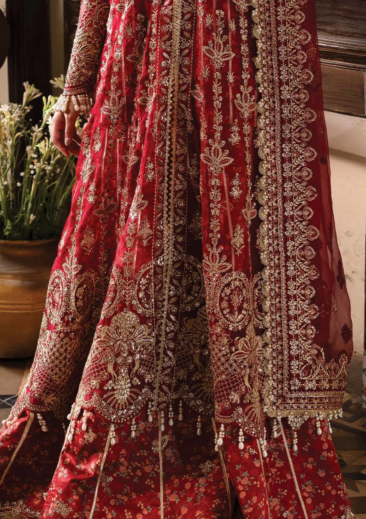 Afrozeh Awe-02 Tearose Dastangoi Wedding Formals 25 2 Afrozeh Awe-02 Tearose