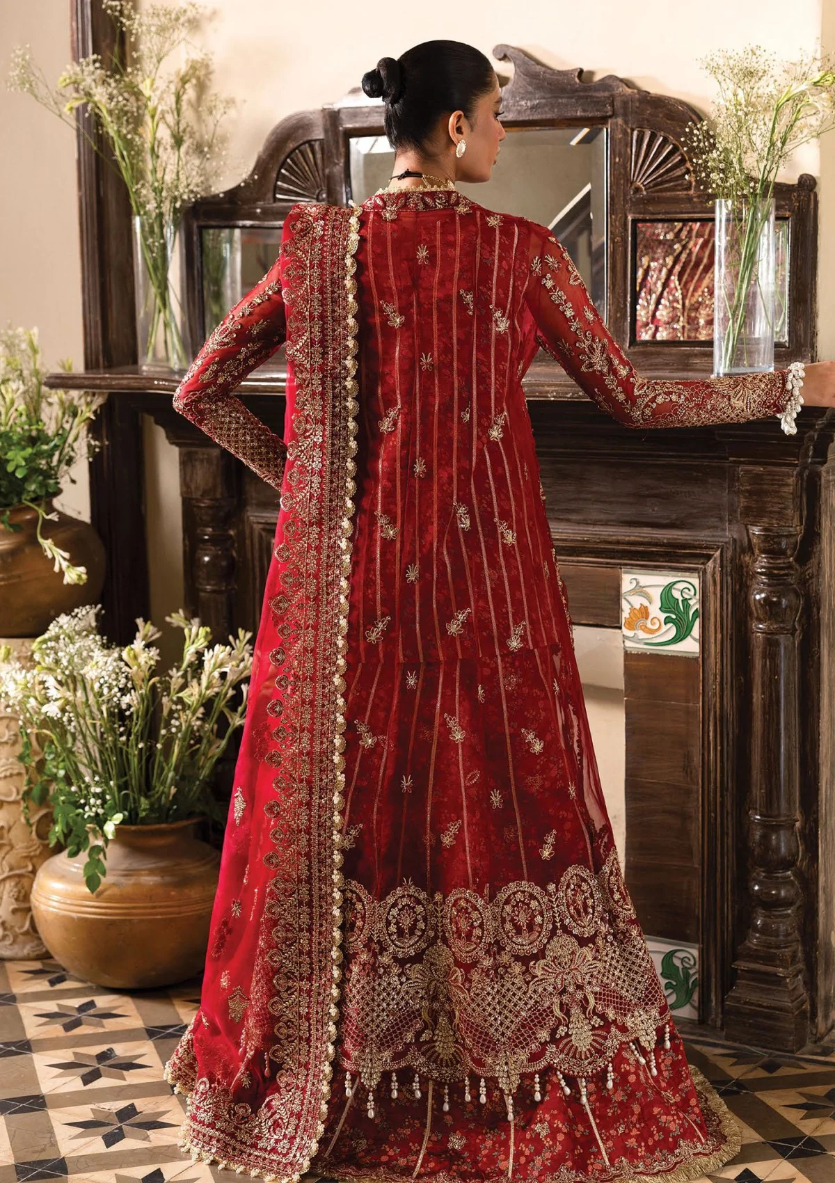 Afrozeh Awe-02 Tearose Dastangoi Wedding Formals 25 4 Afrozeh Awe-02 Tearose