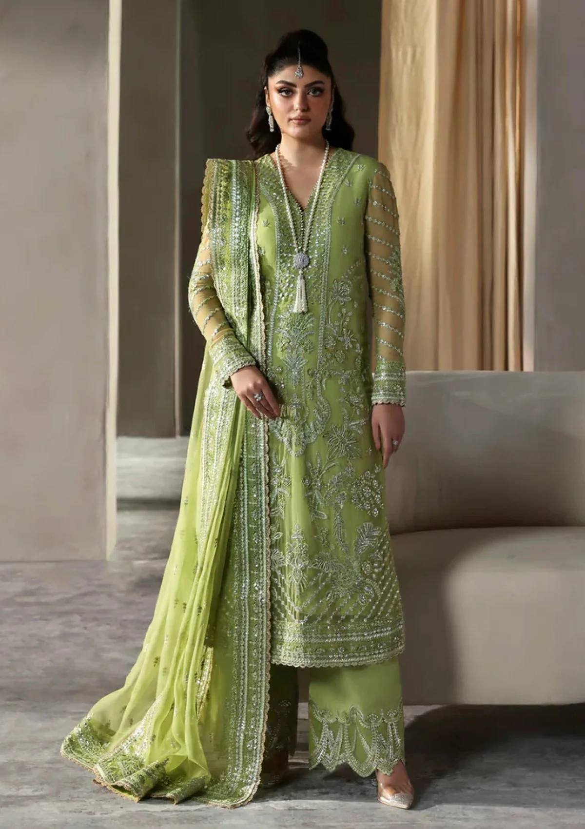 Akbar Aslam D-1617 Verdaz Meeras Formals Luxury Chiffon 25 1 Akbar Aslam D-1617 Verdaz
