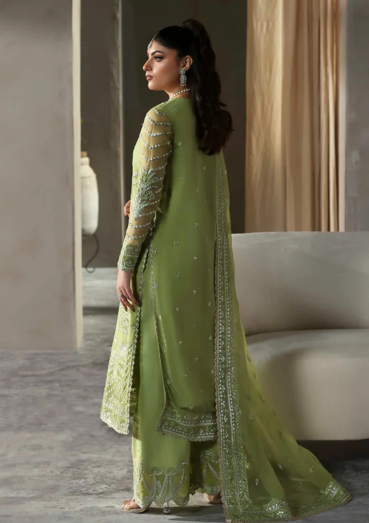 Akbar Aslam D-1617 Verdaz Meeras Formals Luxury Chiffon 25 4 Akbar Aslam D-1617 Verdaz