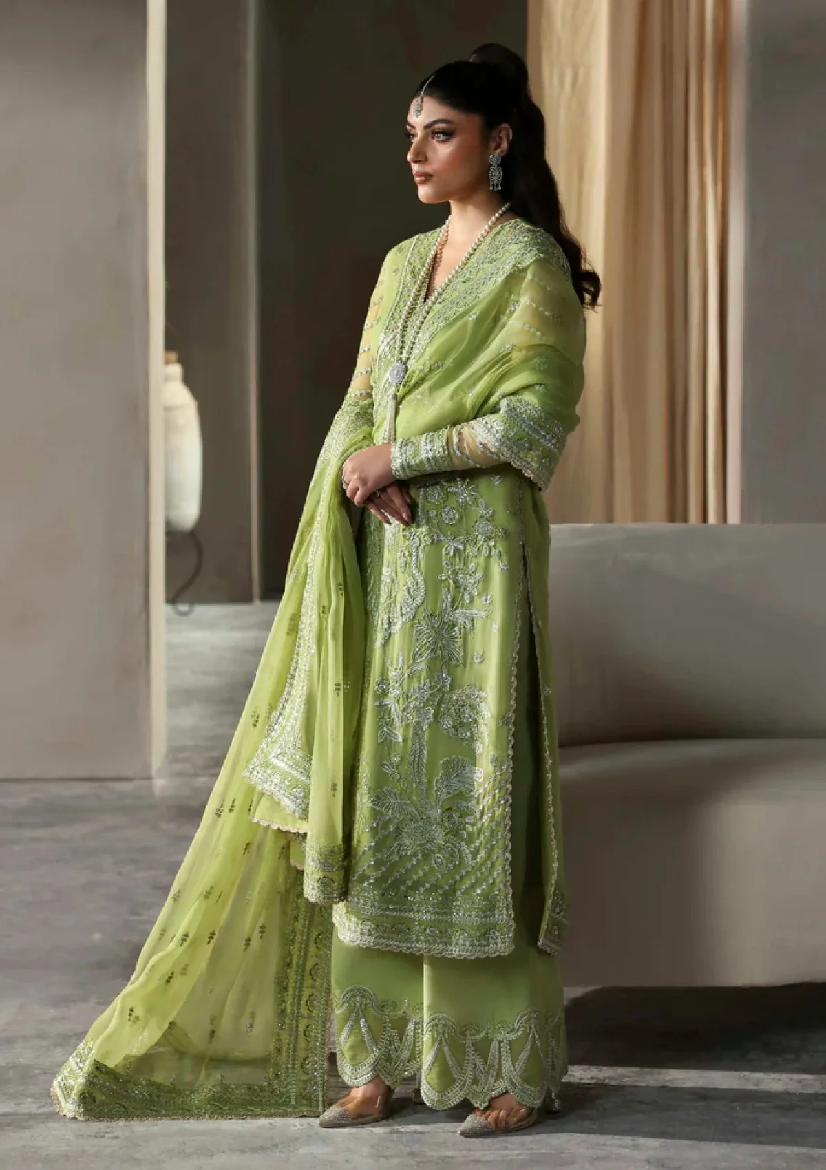 Akbar Aslam D-1617 Verdaz Meeras Formals Luxury Chiffon 25 3 Akbar Aslam D-1617 Verdaz