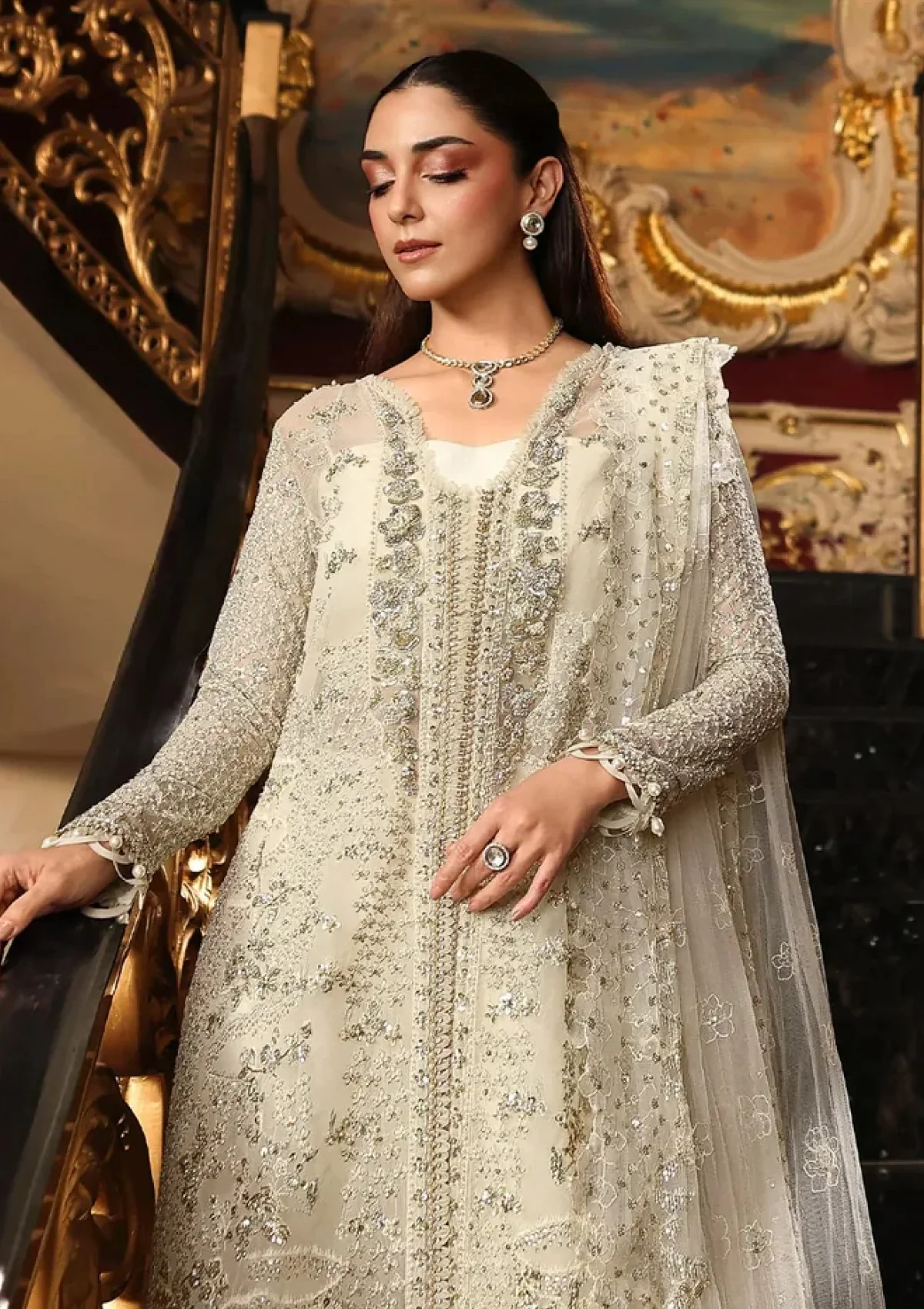 Elaf Premium Esh-01 Celestia Stardom Handwork 25 Formals 5 Elaf Premium Esh-01 Celestia