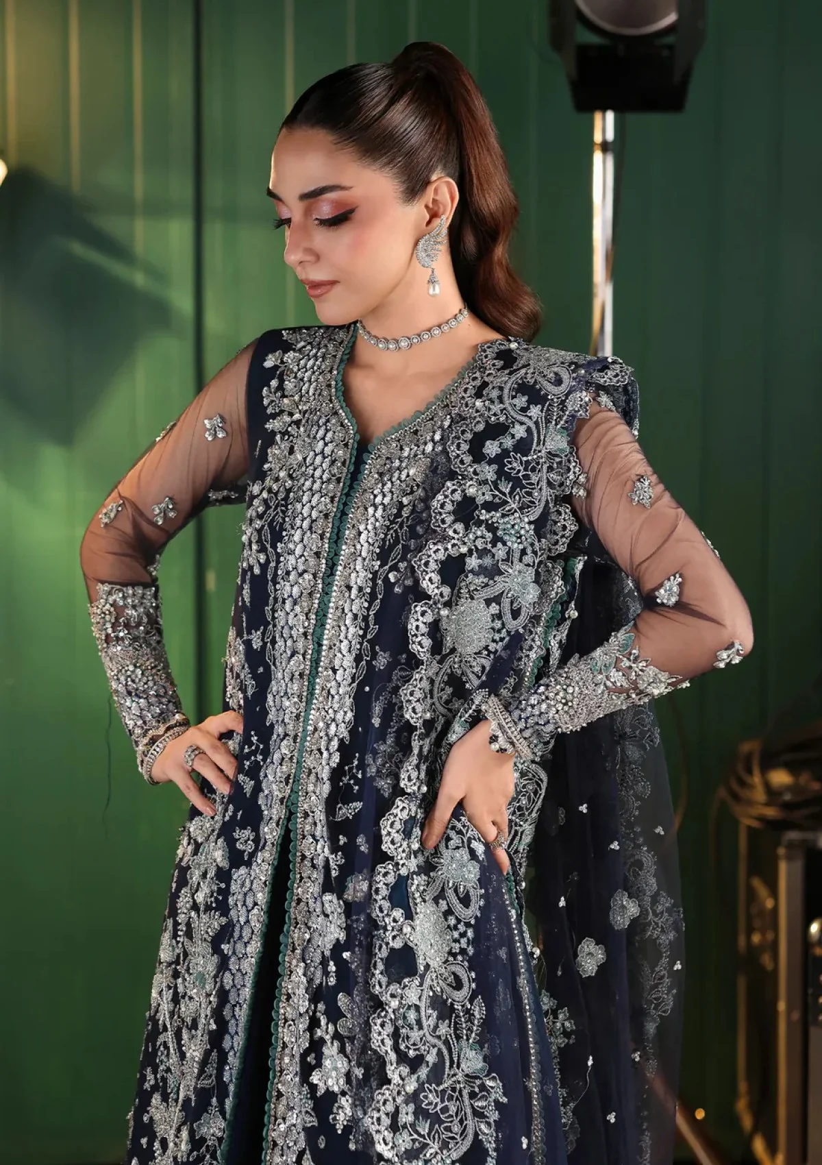 Elaf Premium Esh-06 Skyfall Stardom Handwork 25 Formals 2 Elaf Premium Esh-06 Skyfall