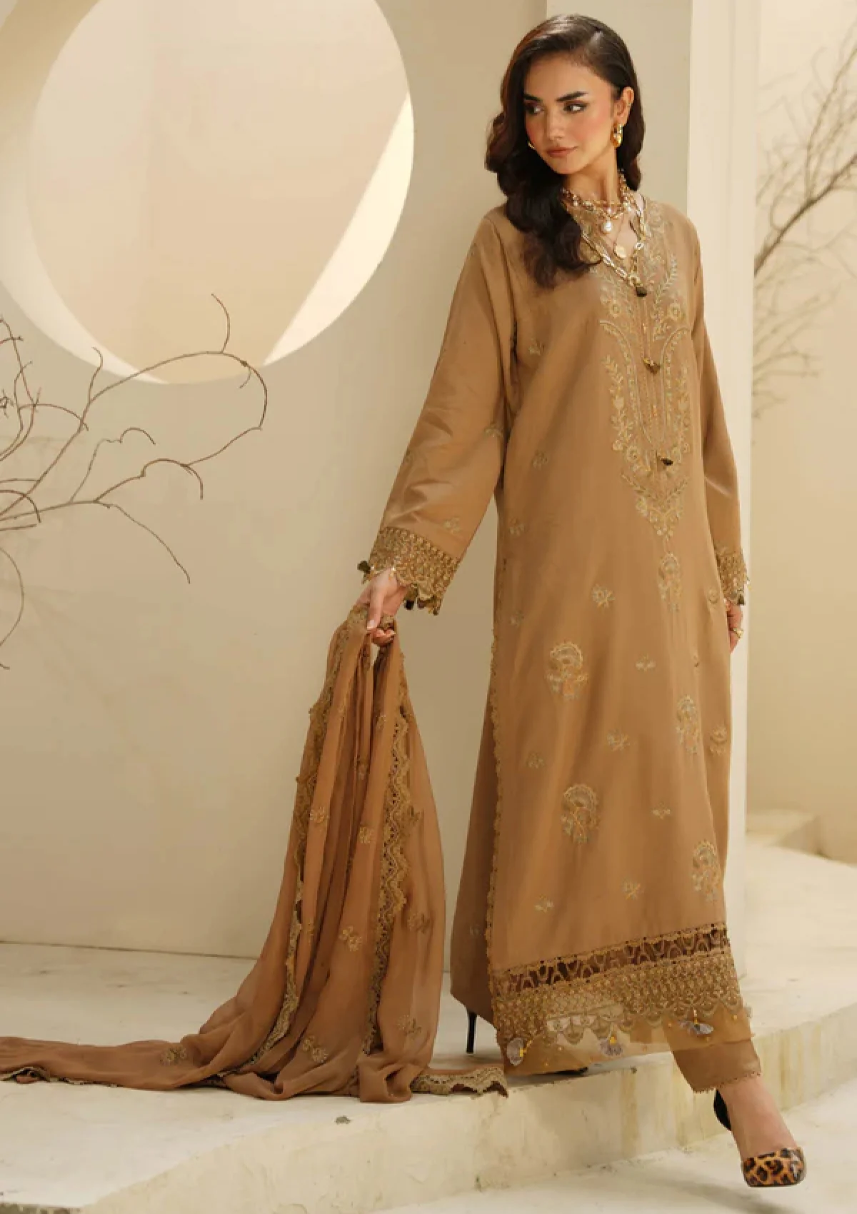 Humdum H25-06 Mushak Embroidered Karandi Winter 2 Humdum H25-06