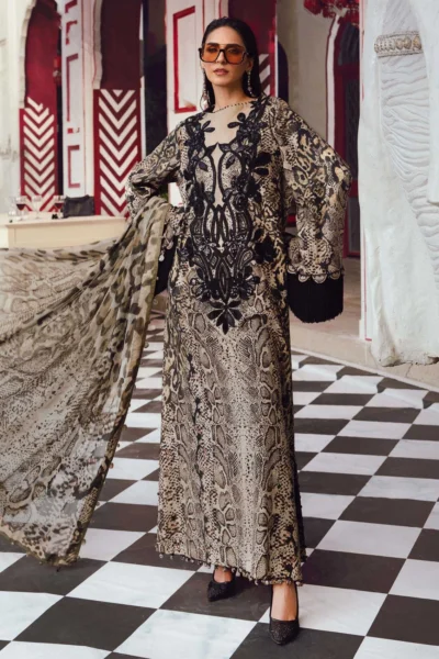 Maria B MRM-02B RaniMahal M Prints 25 Winter