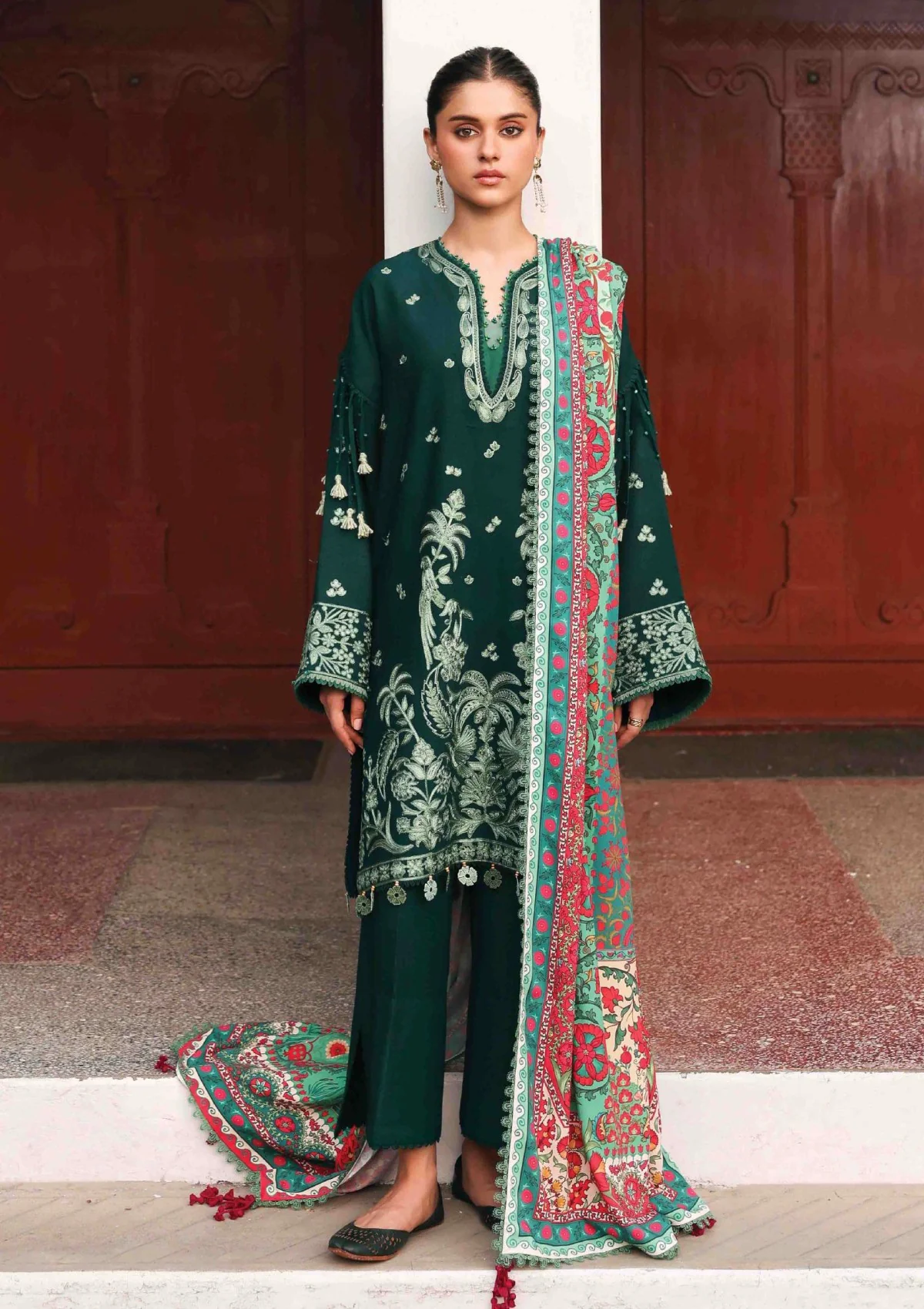 Republic Womenswear Celeste D-07 Amaris 25 Luxury Shawl Winter Collection 1 Republic Womenswear Celeste D-07