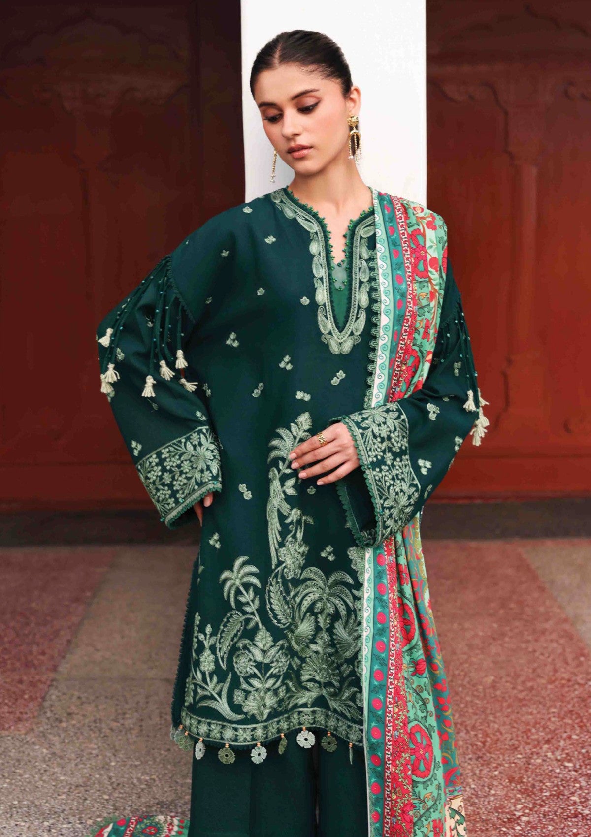 Republic Womenswear Celeste D-07 Amaris 25 Luxury Shawl Winter Collection 2 Republic Womenswear Celeste D-07