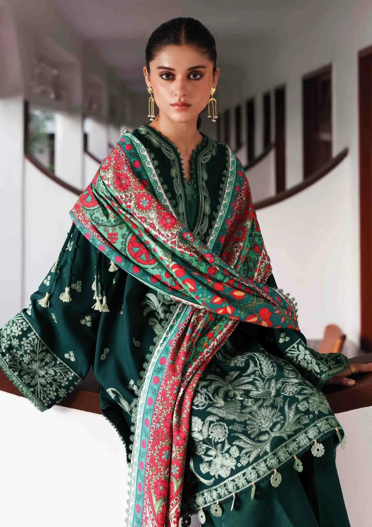 Republic Womenswear Celeste D-07 Amaris 25 Luxury Shawl Winter Collection 4 Republic Womenswear Celeste D-07