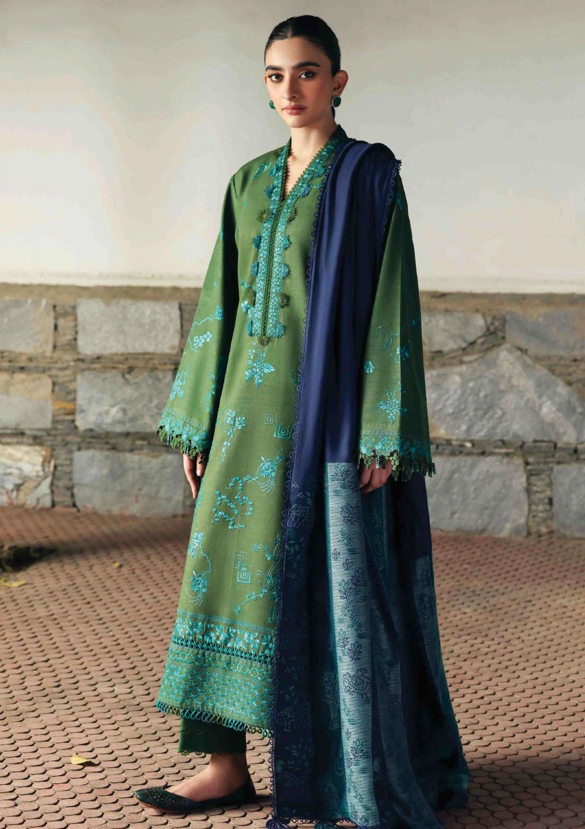 Republic Womenswear Elysia D-06 Amaris 25 Luxury Shawl Winter Collection 1 Republic Womenswear Elysia D-06