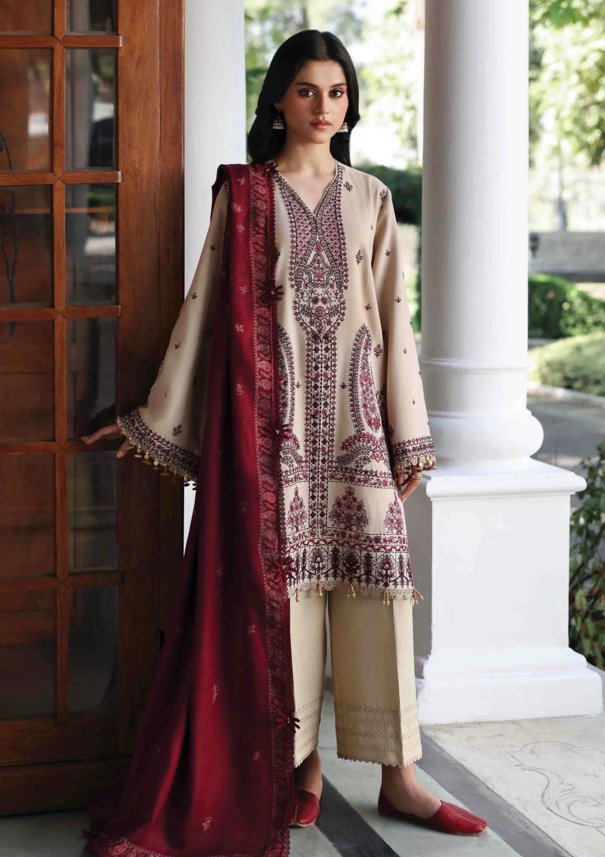 Republic Womenswear Liora D-02 Amaris 25 Luxury Shawl Winter Collection 1 Republic Womenswear Liora D-02