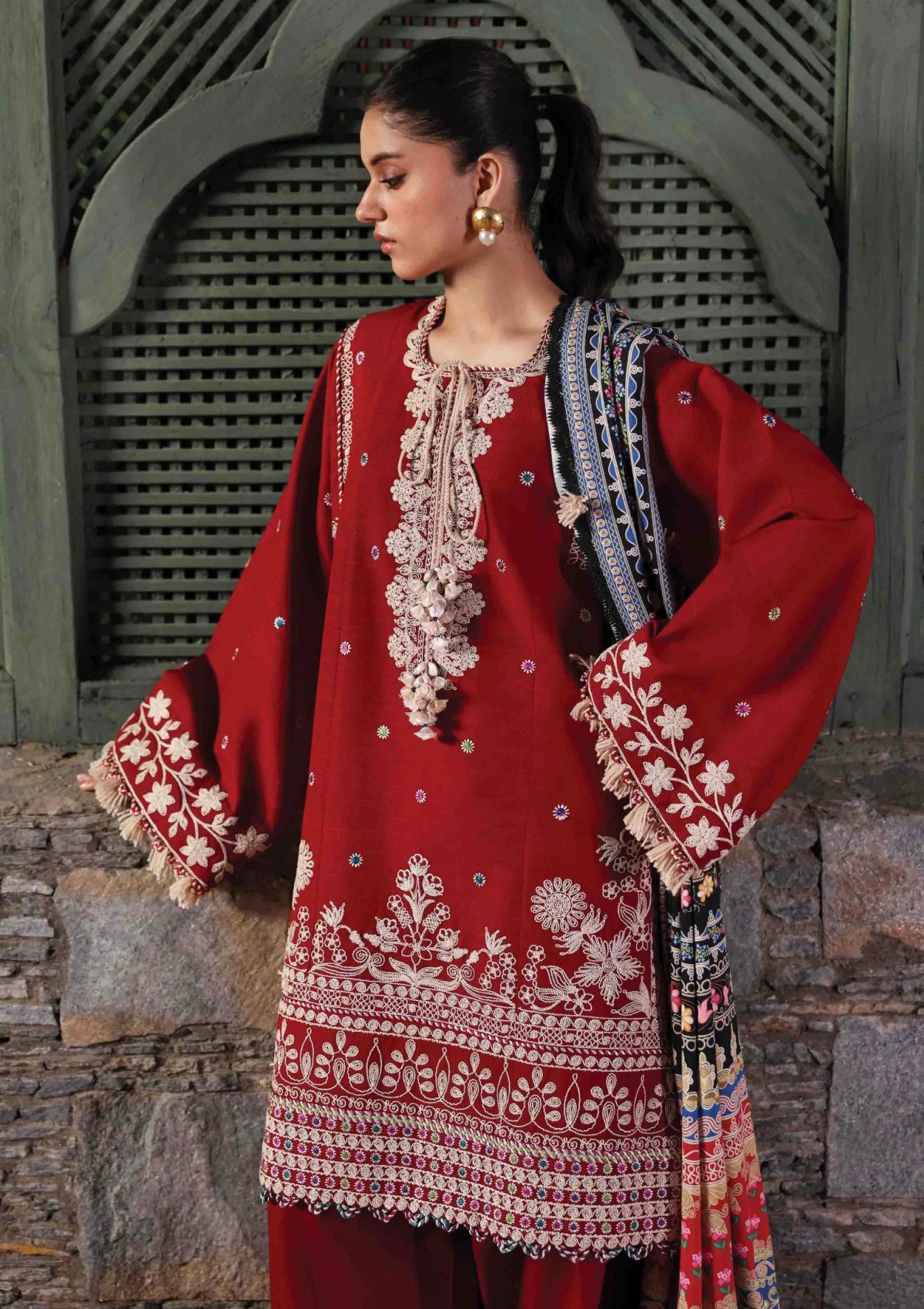 Republic Womenswear Orlena D-13 Amaris 25 Luxury Shawl Winter Collection 3 Republic Womenswear Orlena D-13