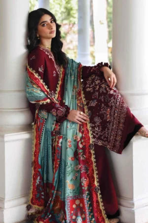 Republic Womenswear Sienna D-04 Amaris 25 Luxury Shawl Winter Collection