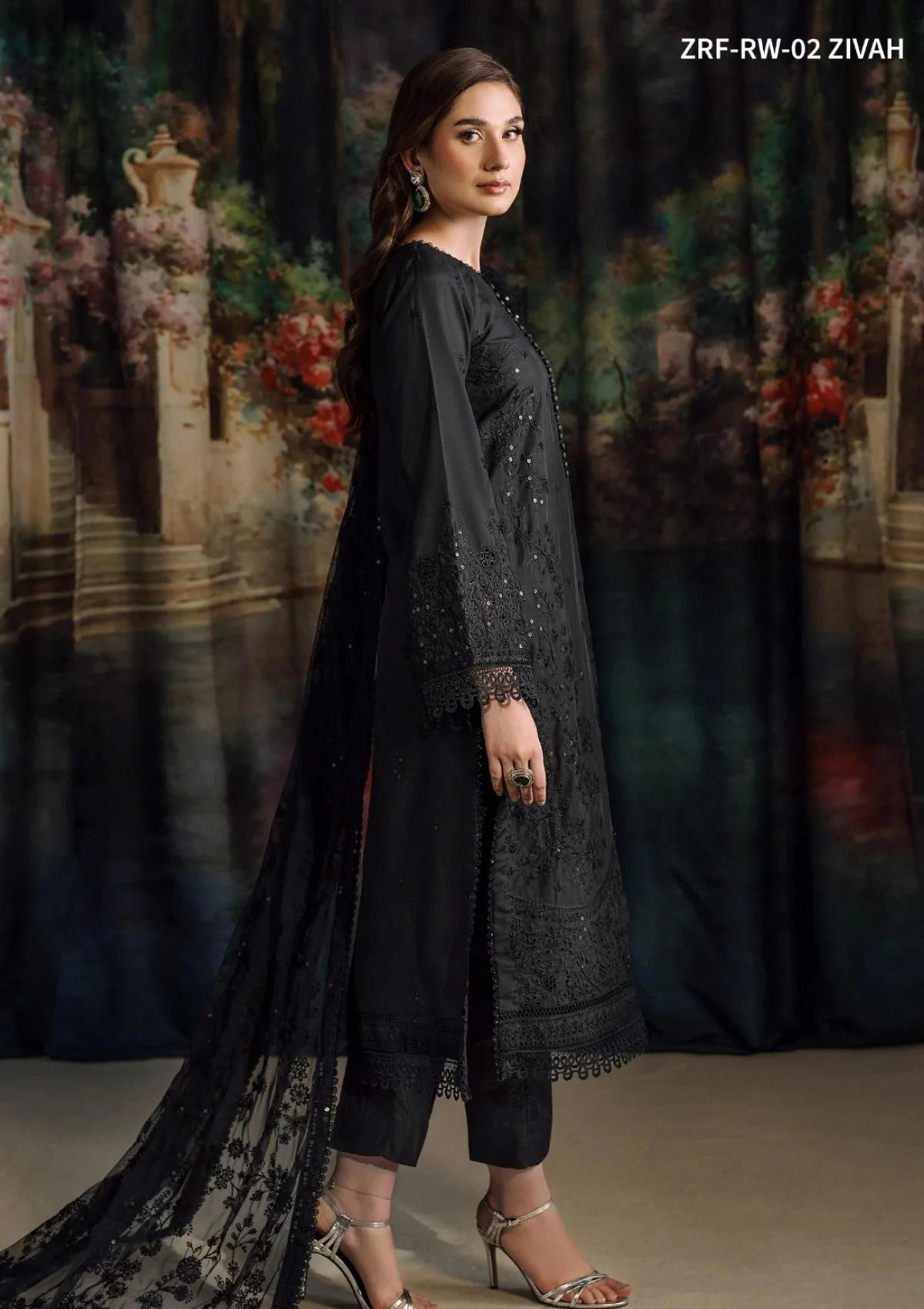 Zarif Zrf-Rw-02 Zivah Raw Silk 24 Winter Collection 4 Zarif Zrf-Rw-02 Zivah