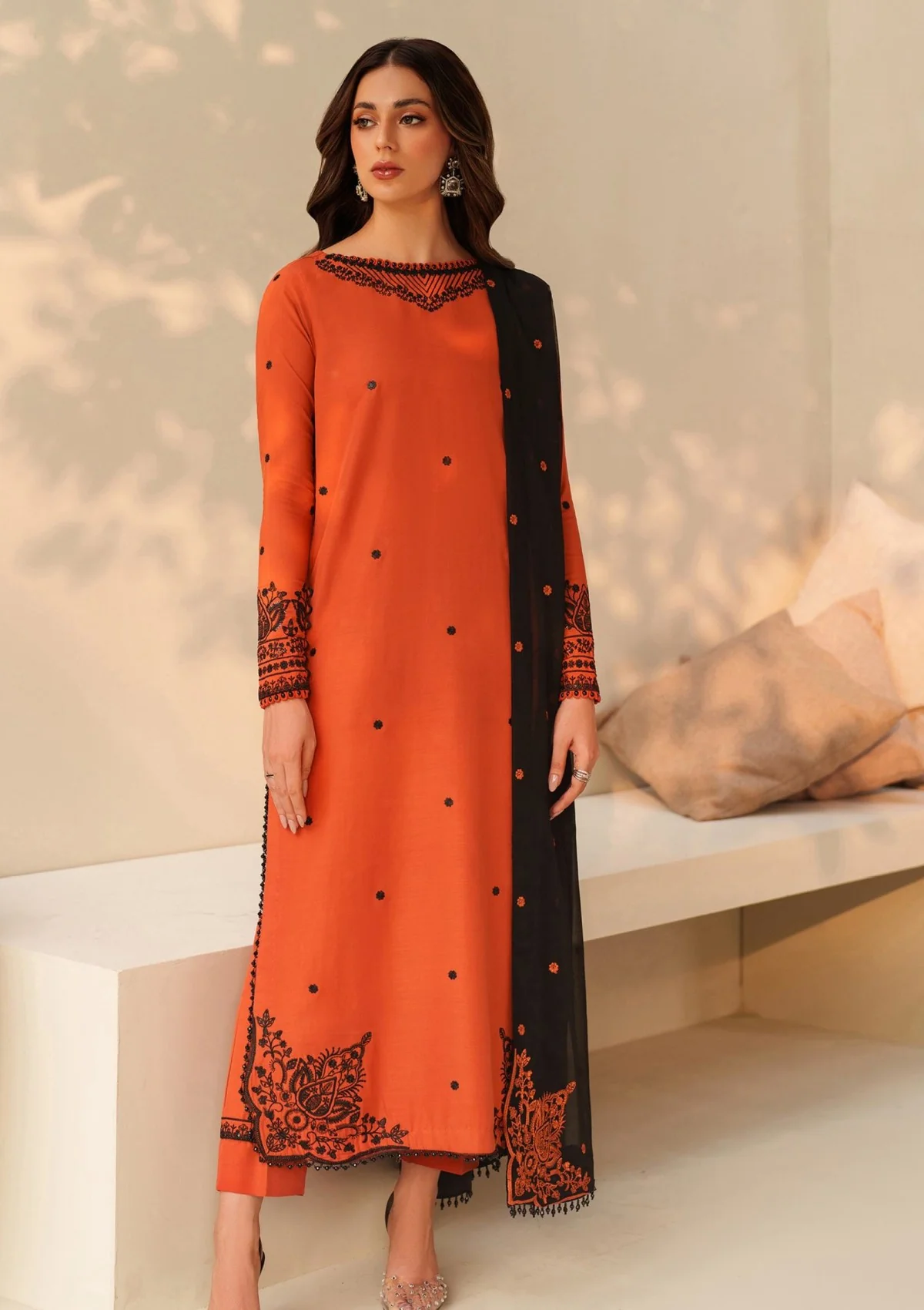 Zarif Zt26-05 Sangria Tabeer The Silk Edit Winter 1 Zarif Zt26-05 Sangria