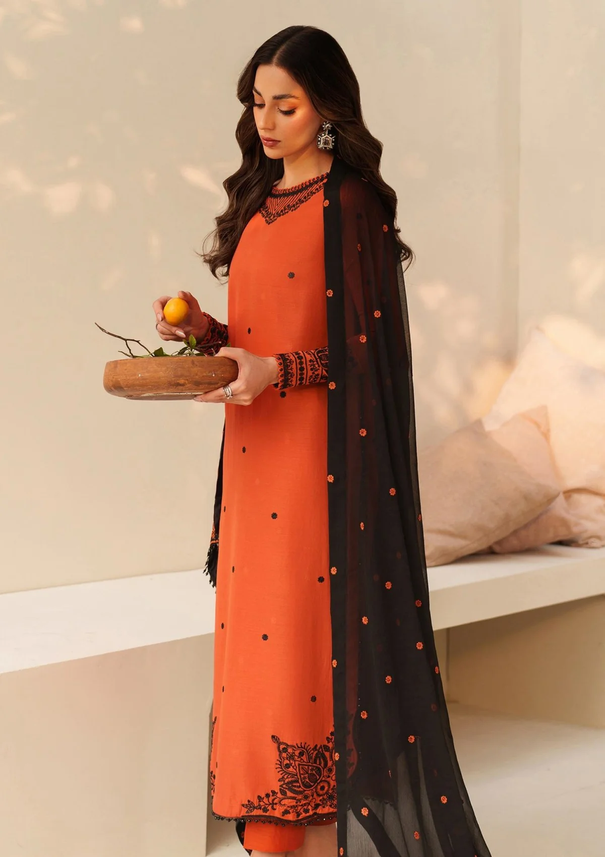 Zarif Zt26-05 Sangria Tabeer The Silk Edit Winter 3 Zarif Zt26-05 Sangria