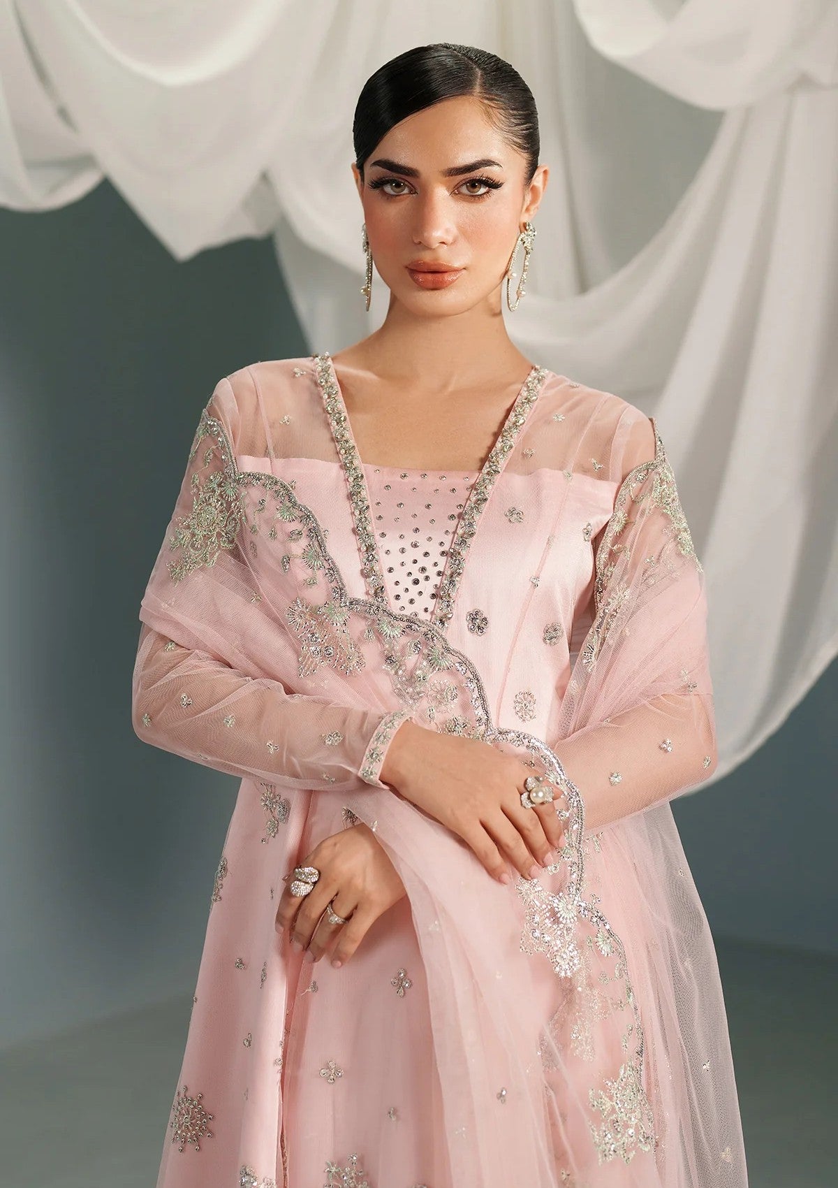 Alizeh Handmade Net Garnet Nhm-4061 Formals Af Festive 25 4 Alizeh Handmade Net Garnet Nhm 4061