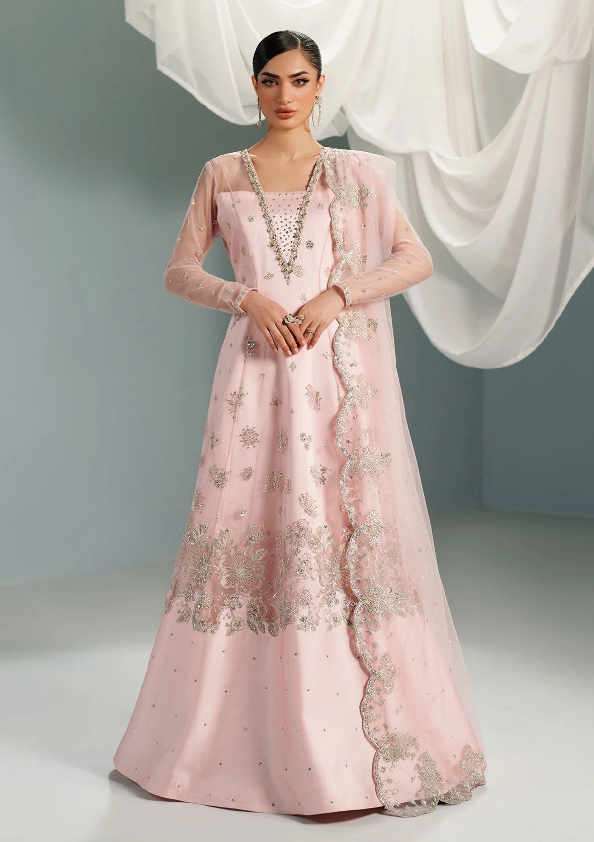 Alizeh Handmade Net Garnet Nhm-4061 Formals Af Festive 25 1 Alizeh Handmade Net Garnet Nhm-4061