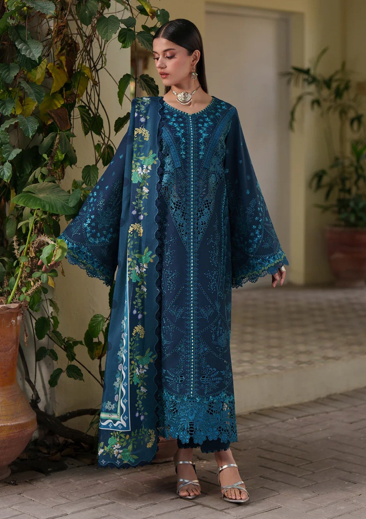 Bin Ilyas Heritage Dore H-173 A Summer 26 Lawn 1 Bin Ilyas Heritage Dore H-173 A